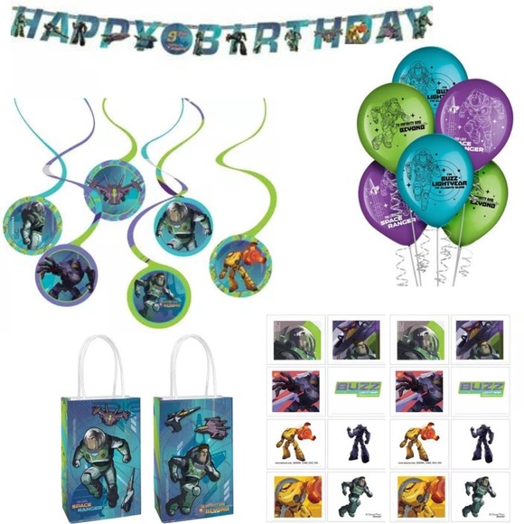 Buzz lightyear party supplies bundle - tableware and decorations - Picture 3 of 10